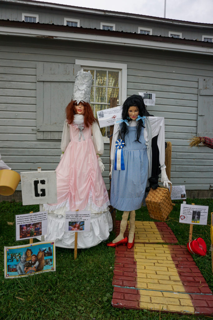 Scarecrow Contest at the Wayne County Fair in Palmyra