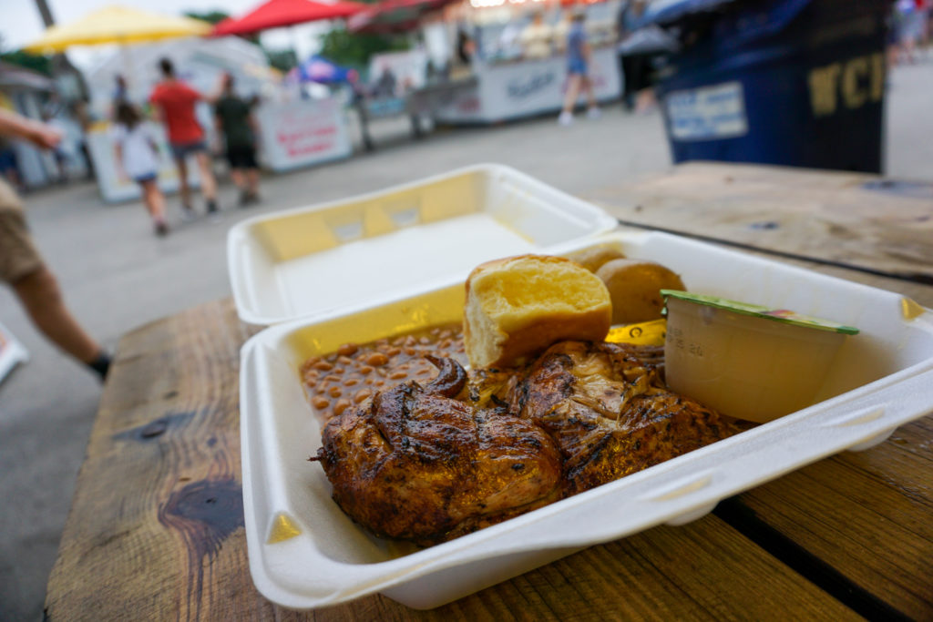 Chicken Dinner at the Wayne County Fair in Palmyra