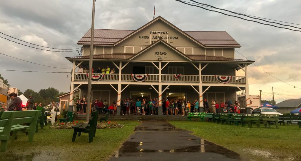 Main Building at the Wayne County Fair in Palmyra