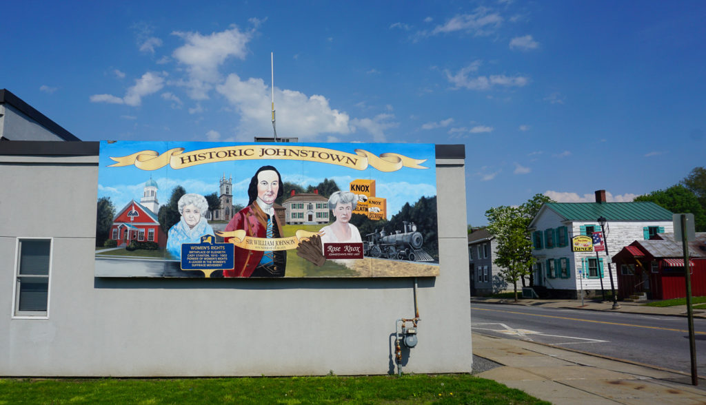 Historic Johnstown Mural in Johnstown, New York, Fulton County