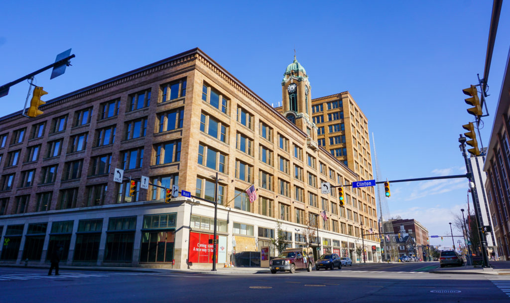 Sibley Square on East Main Street in Downtown Rochester, NY