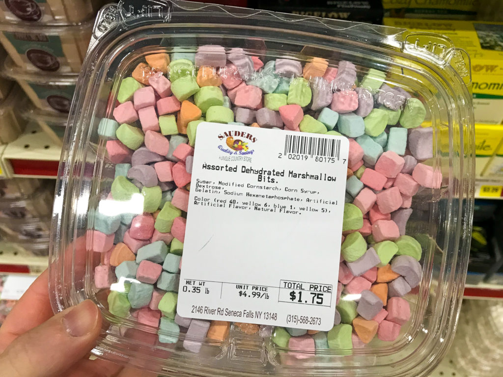 Assorted Marshmallow Bits from Sauder's In Seneca Falls