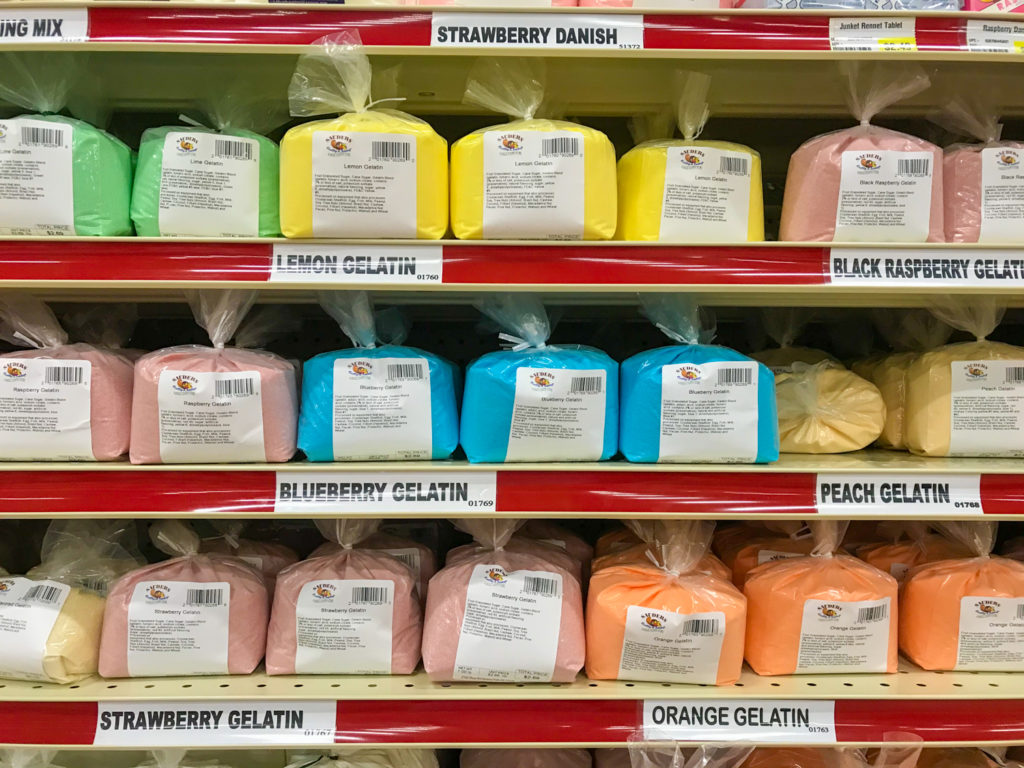 Bulk Gelatin at Sauder's In Seneca Falls